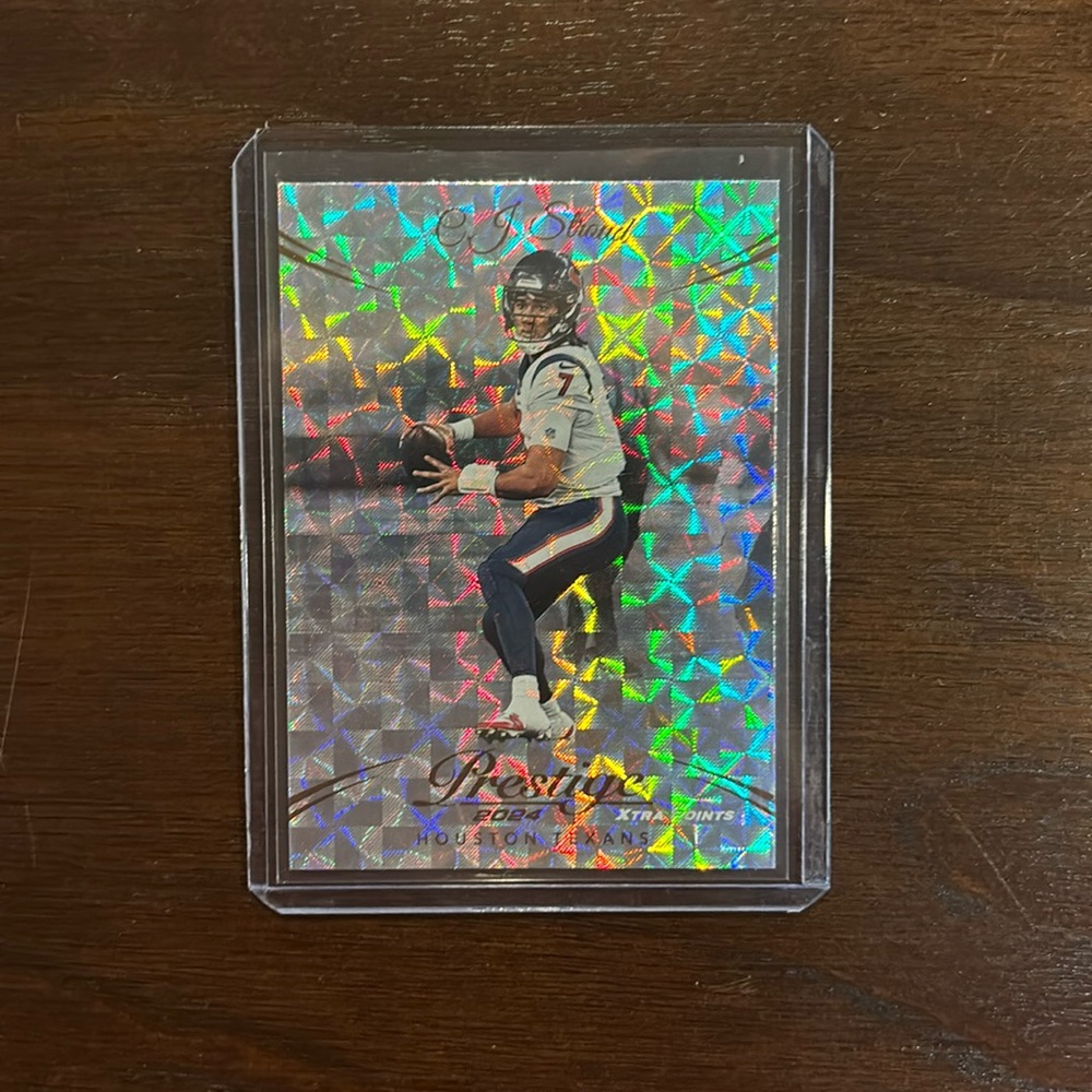 Cj Stroud Prestige Extra Points Diamond Refractor Card #116
